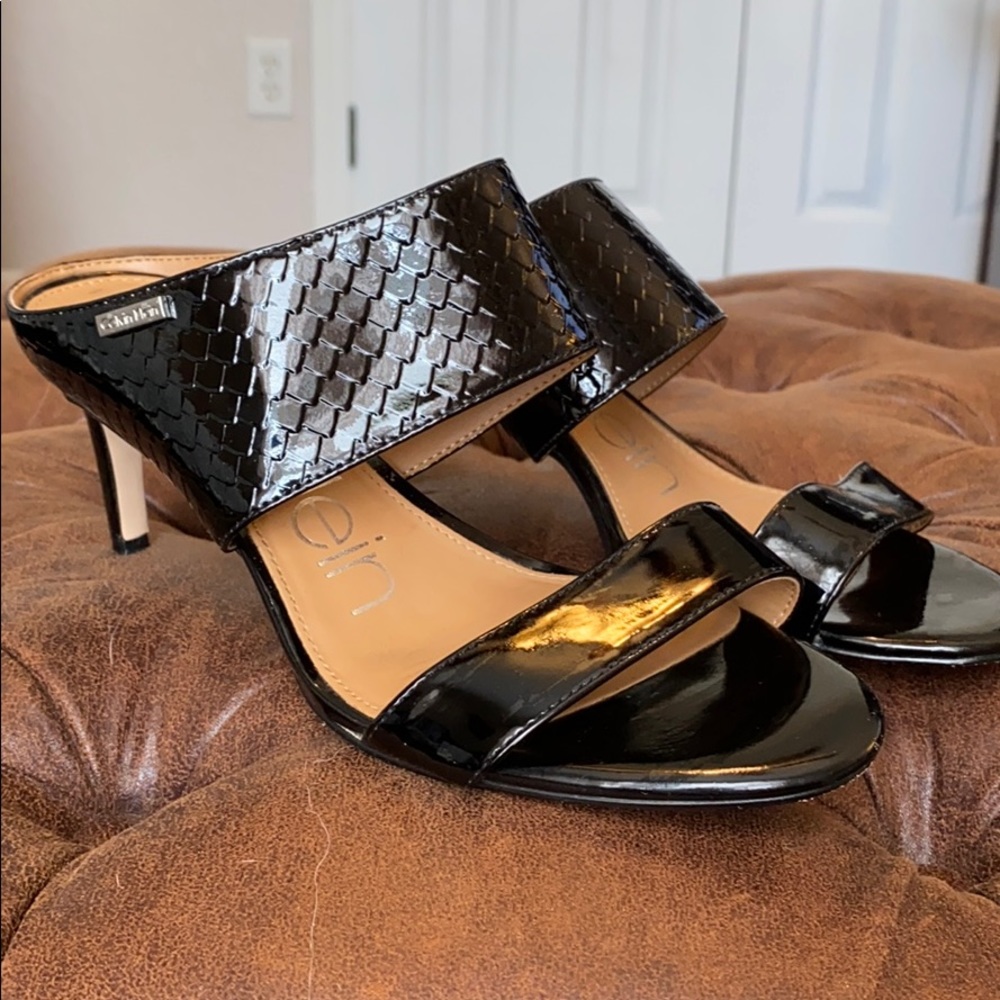Calvin Klein Patent Heels 💜 Size 8
